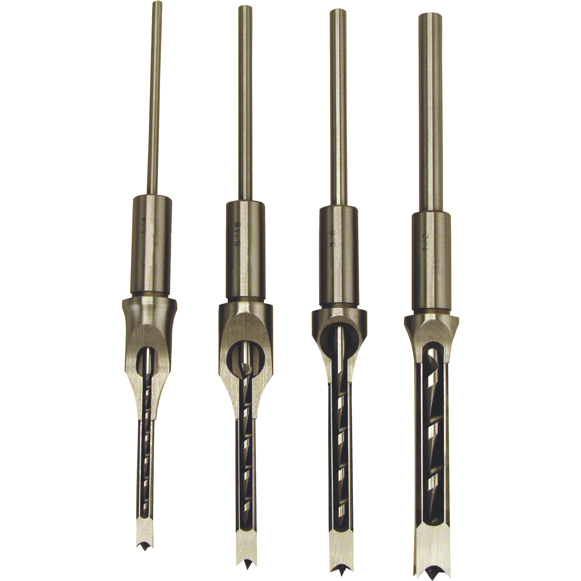 Powermatic Premium Mortise Chisel & Bit Set, 4-Pc., Model 17910960